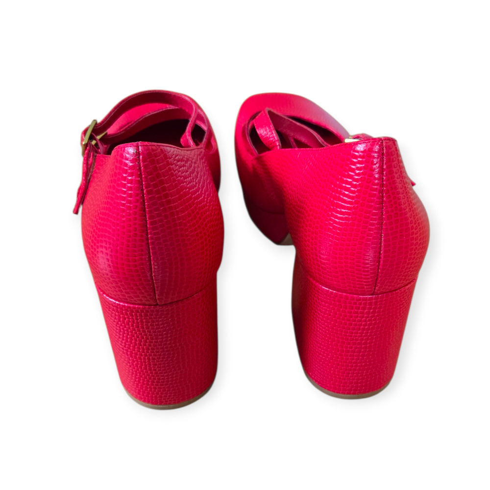 Charlotte Stone Red Vamp Bizzy Pump Heels Size 13‎ - Picture 6 of 9